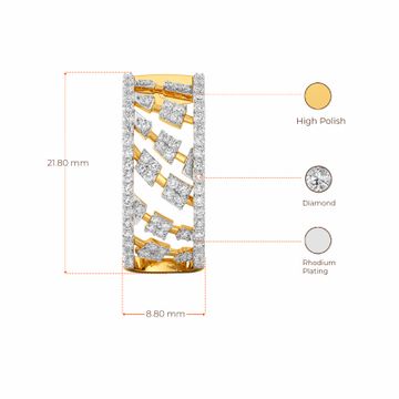 Disco Divine Diamond Earrings