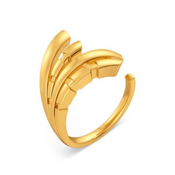 Disco Vogue  Gold Rings