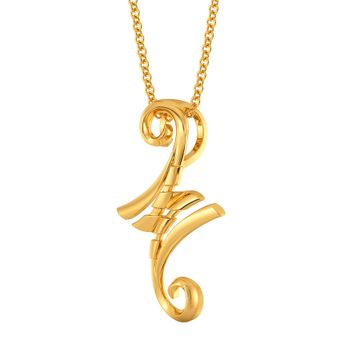 Party Popper Gold Pendants