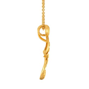 Party Popper Gold Pendants