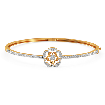 Petal Depth Diamond Bangles