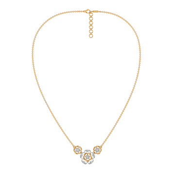 Petal Depth Diamond Necklaces