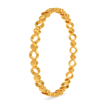 Retro Revival Gold Bangles