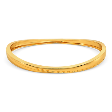 Denim Craze  Gold Bangles