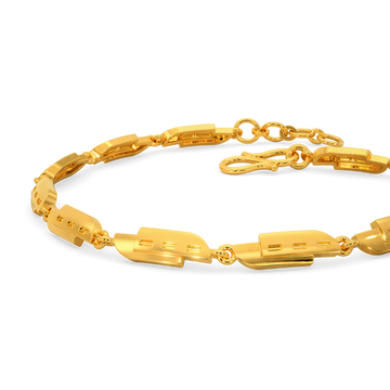 Dare To Denim Gold Bracelets
