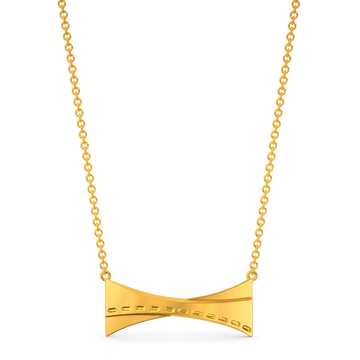 Not Denim Distressed Gold Necklaces
