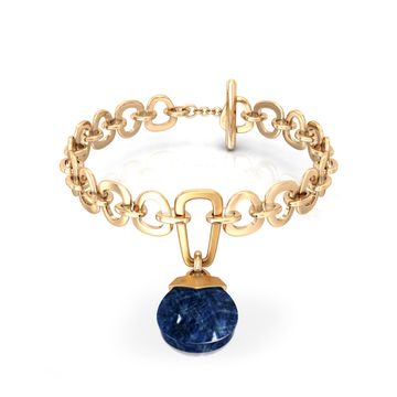 Button Pocket Gemstone Bracelets