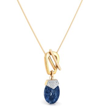 Button Pocket Diamond Necklaces