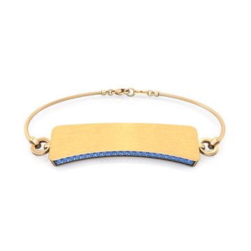 Peek-a-Blue Gemstone Bracelets