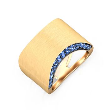 Peek-a-Blue Gemstone Rings