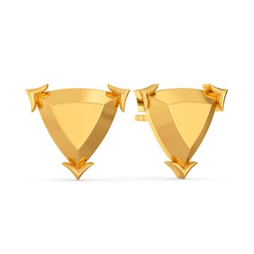 Chic Childhood Gold Earrings