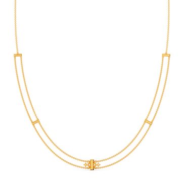 Victorian Swirls Gold Necklaces