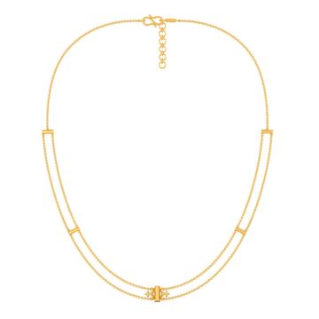 Victorian Swirls Gold Necklaces