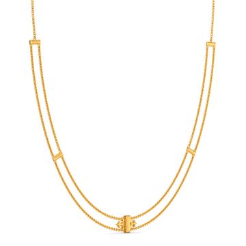 Victorian Swirls Gold Necklaces