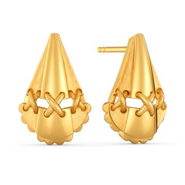 Free Frills Gold Earrings