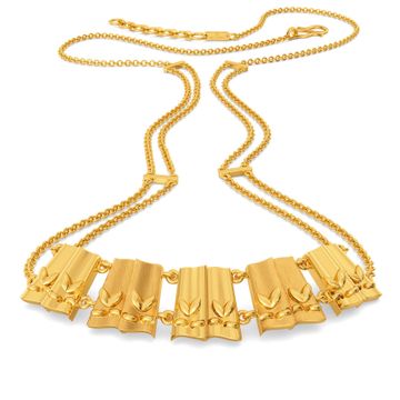 Flounce It Up Gold Necklaces