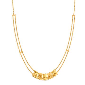Flounce It Up Gold Necklaces