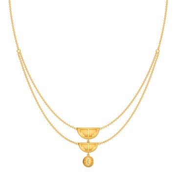 Woven Victorian Gold Necklaces