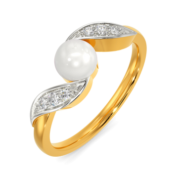 Pearl Vibe Diamond Rings