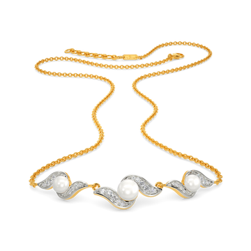 Pearl Vibe Diamond Necklaces