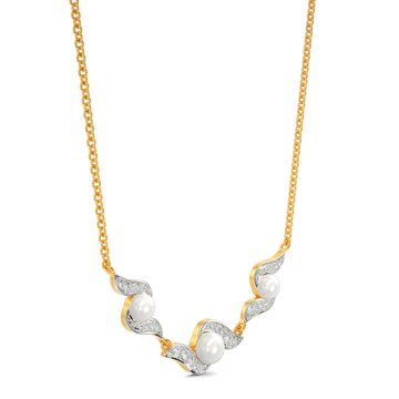 Pearl Vibe Diamond Necklaces
