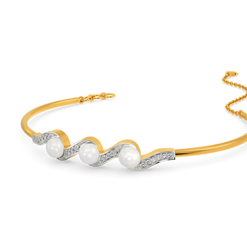 Pearl Queen Diamond Bangles