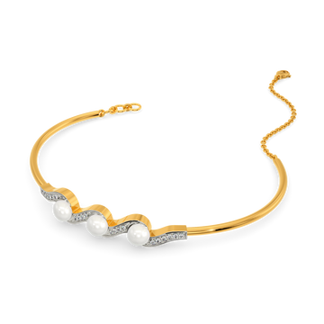 Pearl Queen Diamond Bangles