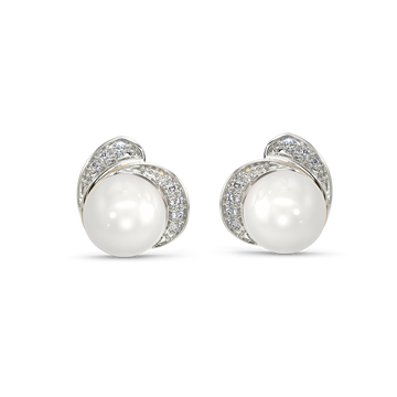 Pearl Jam Diamond Earrings