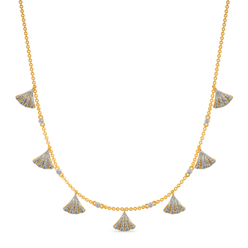Drapin Drapes Diamond Necklaces