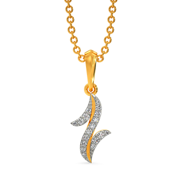 Drapescape Diamond Pendants