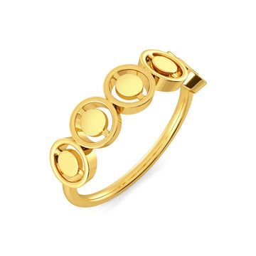Sequin Sequel Gold Rings
