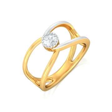 Hula Hoop Diamond Rings