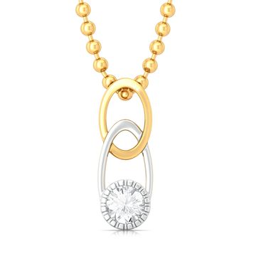 Hula Hoop Diamond Pendants