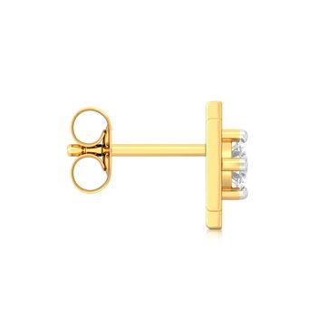 Between the lines Diamond Earrings