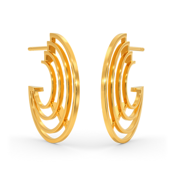 Volumize Me  Gold Earrings