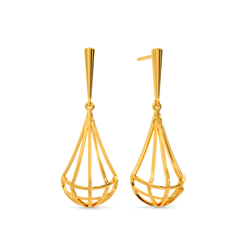 Volume Pop Gold Earrings