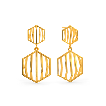 Volume Power Gold Earrings