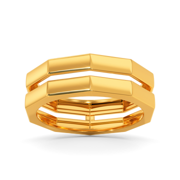 All Around Volume Gold Rings