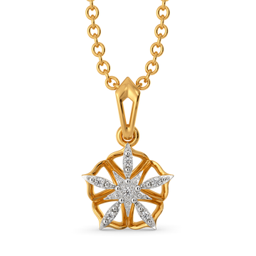 Harvest Bloom Diamond Pendants