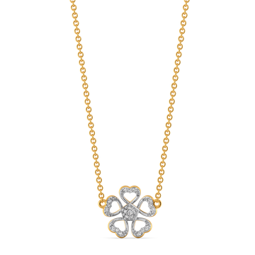 Golden Symphony Diamond Necklaces