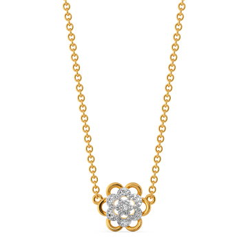 Golden Dusk Diamond Necklaces