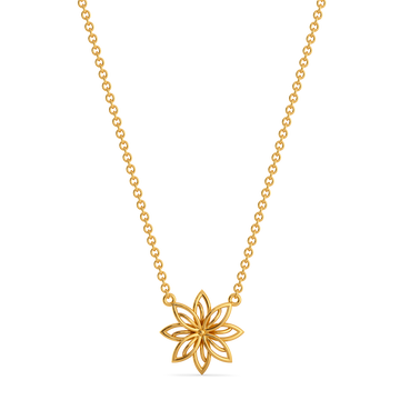 Golden Swirl Gold Necklaces