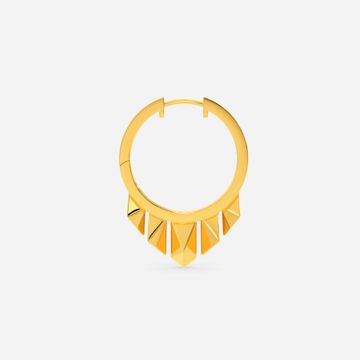 Born to Rule Gold Earrings