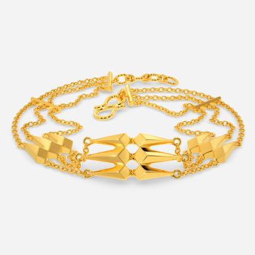Dominatrix Trysts Gold Bracelets