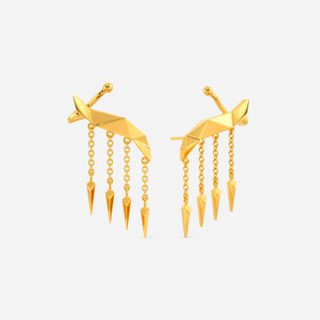 Revel O Reckless Gold Earrings