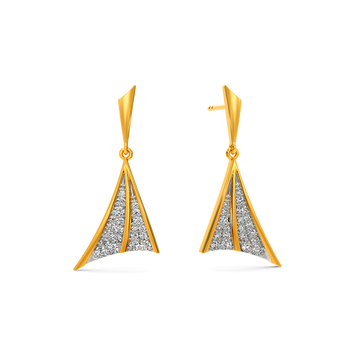 Denim Story Diamond Earrings