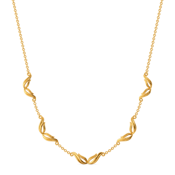 Drape Dreams Gold Necklaces