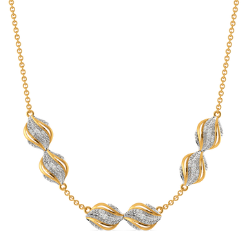 Drapes of Summer Diamond Necklaces