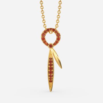 Sangria Spark Gemstone Pendants