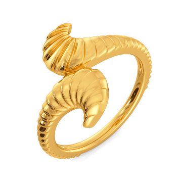 The Juliet Groove Gold Rings